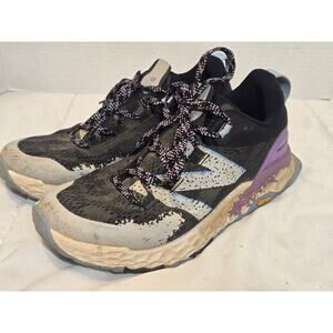 New Balance Fresh Foam Hierro V5 Women Sz 8.5 Black Trail Running Shoes Used